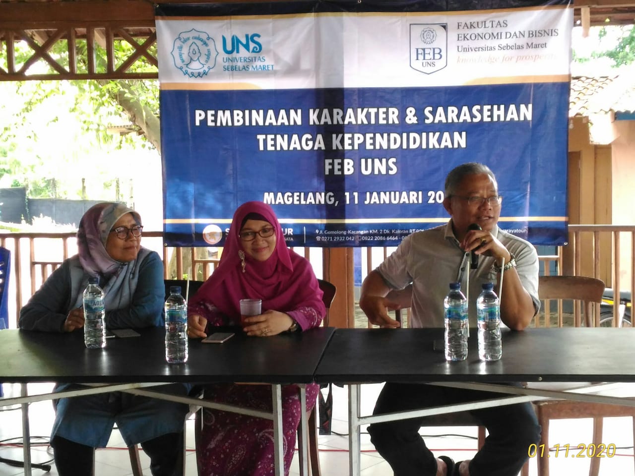 Tingkatkan Kebersamaan, FEB adakan Pembinaan Karakter dan Sarasehan