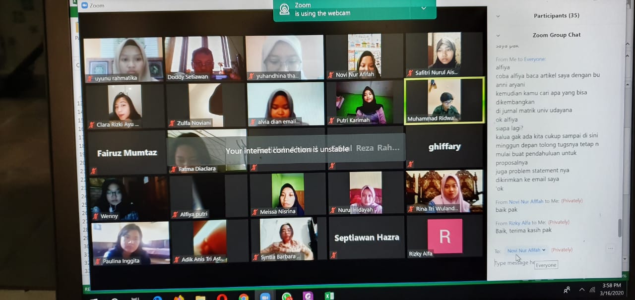 Dosen FEB UNS Gunakan Beragam Aplikasi Pembelajaran Daring