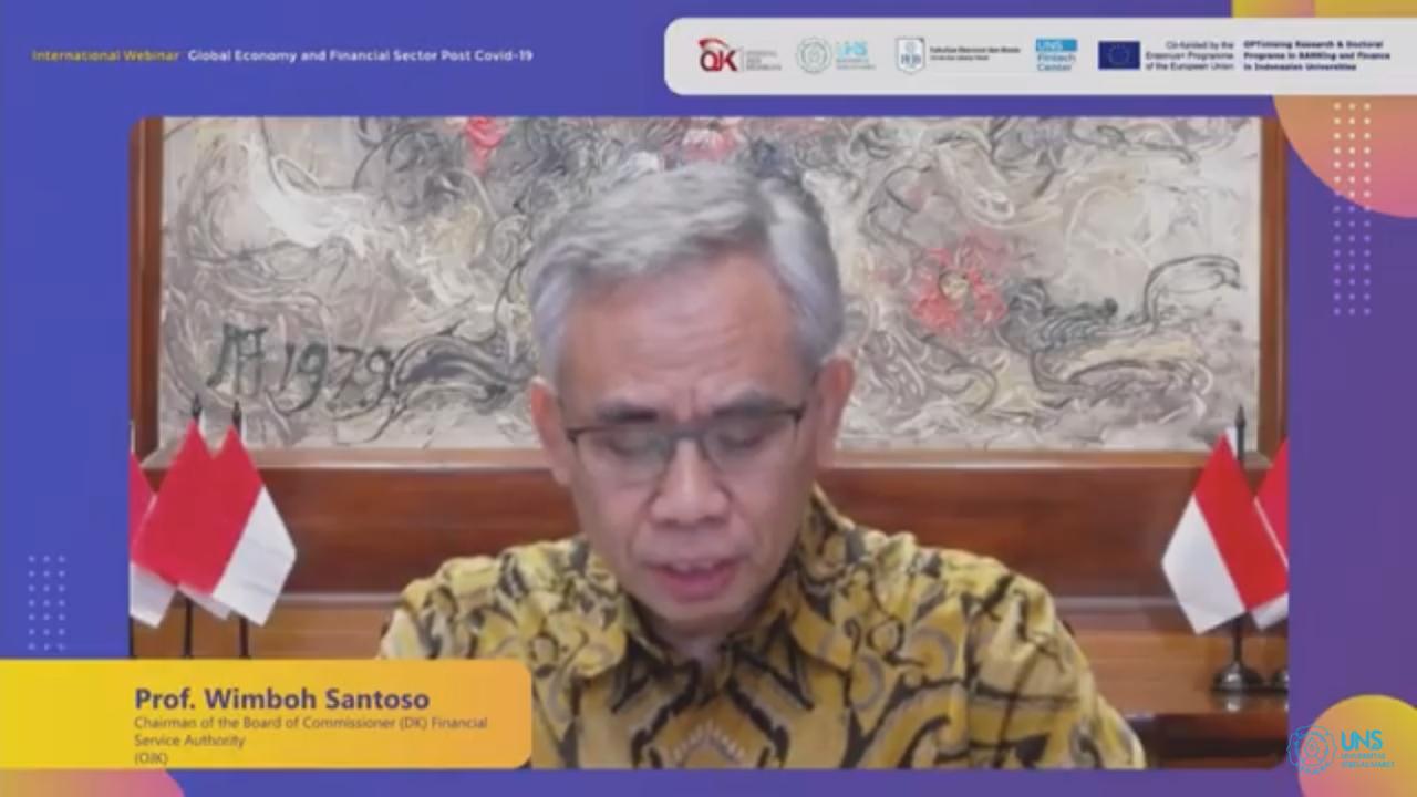 International Webinar Bahas Global Economy and Financial Sector Post Covid-19