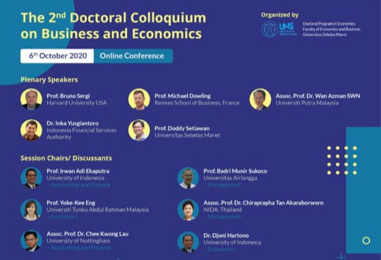 PDIE FEB UNS Gelar The 2nd Doctoral Colloquium on Business and Economics