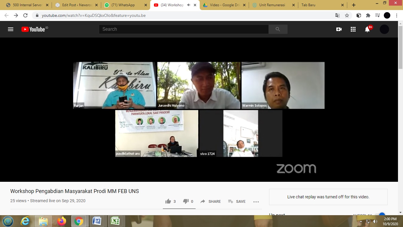Prodi MM Gelar Workshop  Pengabdian Masyarakat