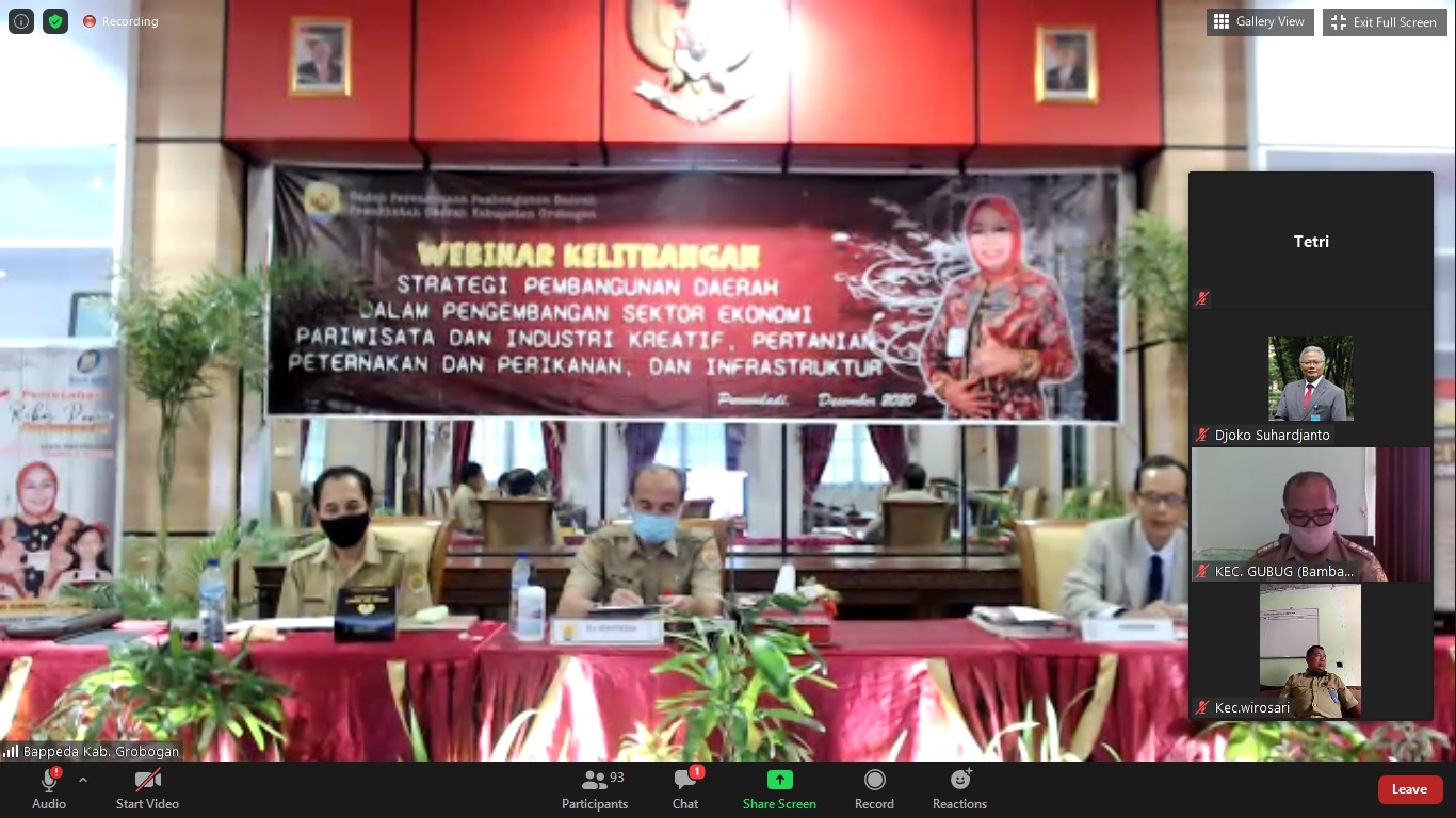 Dekan FEB UNS Ajak Pemerintah Kabupaten Grobogan Gandeng Generasi Milenial untuk Pengembangan Daerah