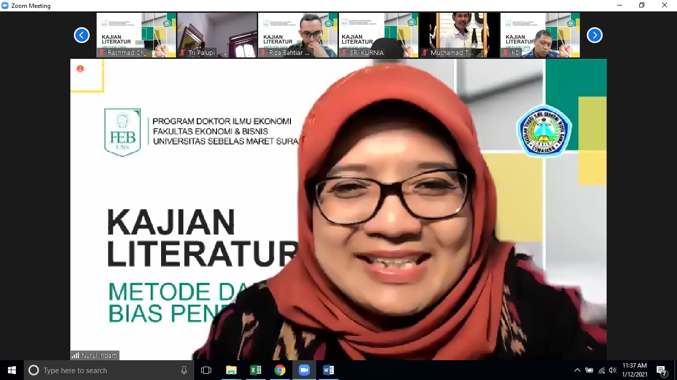 Literature Review Webinar by PDIE UNS