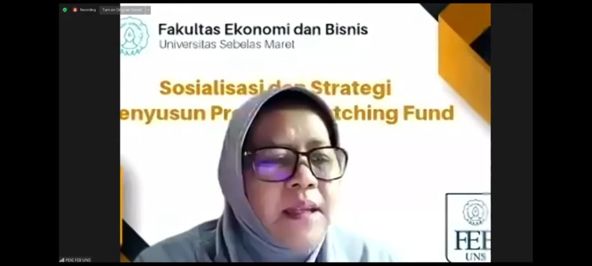 FEB UNS Sosialisasikan Matching Fund