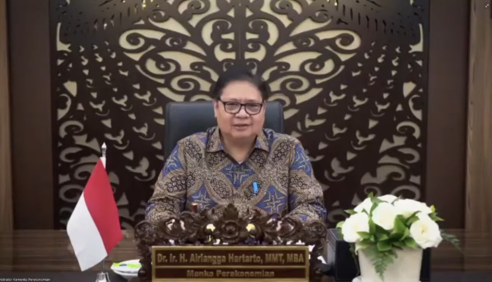 Menteri Koordinator Bidang Perekonomian Ajak Akademisi Dukung UU Cipta Kerja