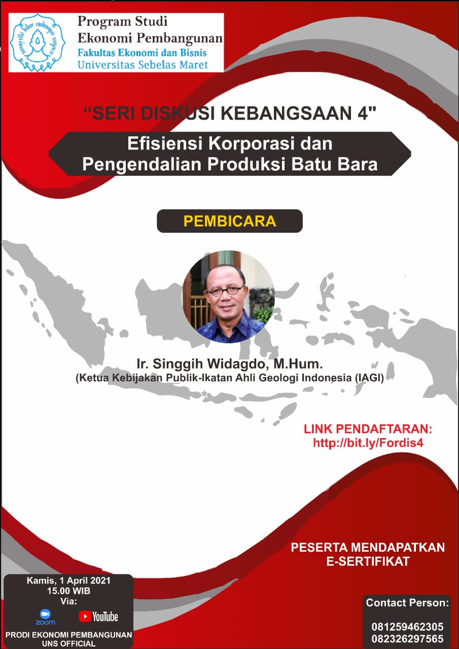 Diskusi Kebangsaan Prodi EP Bahas Optimalisasi Batubara