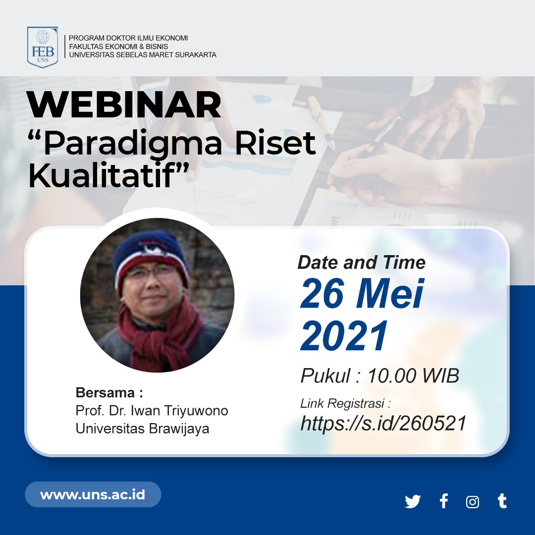 Webinar PDIE Bahas Paradigma Riset Kualitatif