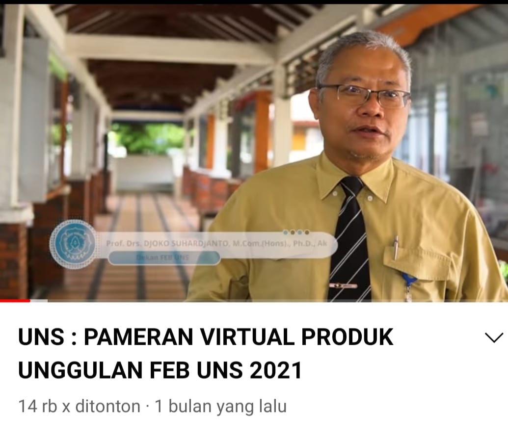 Pameran Virtual Produk Unggulan FEB Raih Juara 1