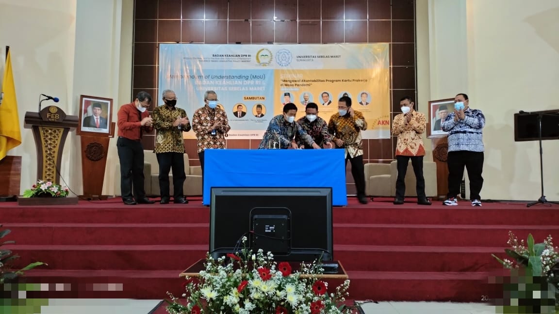 UNS Tanda Tangani MoU dengan Badan Keahlian DPR RI
