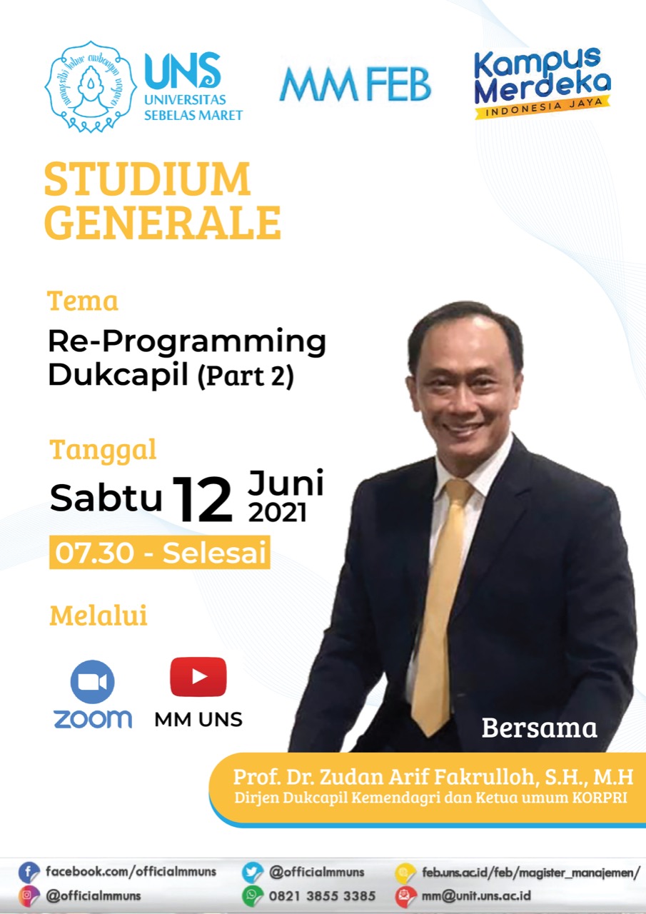 Studium General MM UNS Angkat Tema Re-Programming Dukcapil