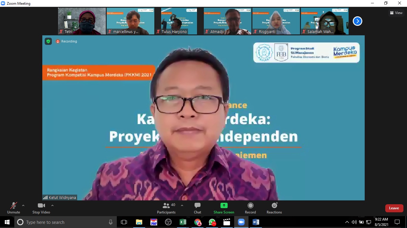 Studi Independen, Wadah bagi Mahasiswa Wujudkan Karya Besar