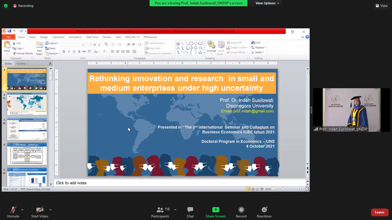 PDIE FEB UNS Adakan Colloquium on Business Economics
