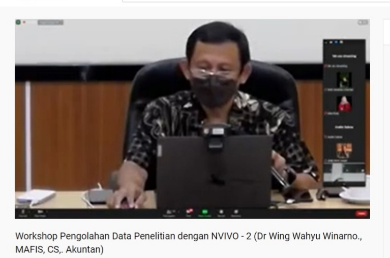 PDIE Adakan Workshop Pengolahan Data Penelitian dengan NVIVO Seri ke-2