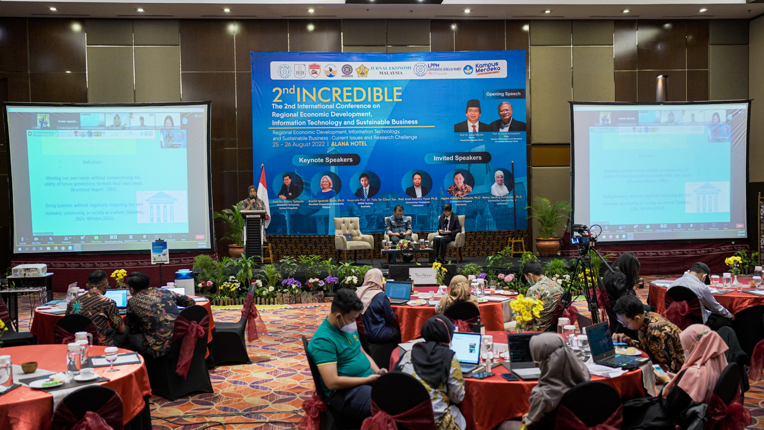 Angkat Isu-Isu Terkini Ekonomi Berkelanjutan, Sumber Daya Alam dan Lingkungan, serta Ekonomi Hijau , FEB UNS Gelar 2nd INCREDIBLE