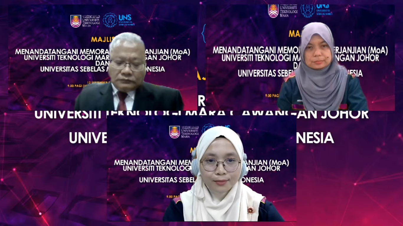 FEB UNS Jalin Kerja Sama dengan Universiti Teknologi MARA Cawangan Johor