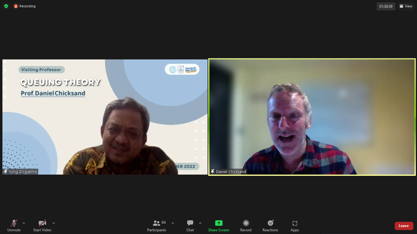 Prodi S1 Manajemen Bahas Queuing Theory Dalam Guest Lecture Operation Research