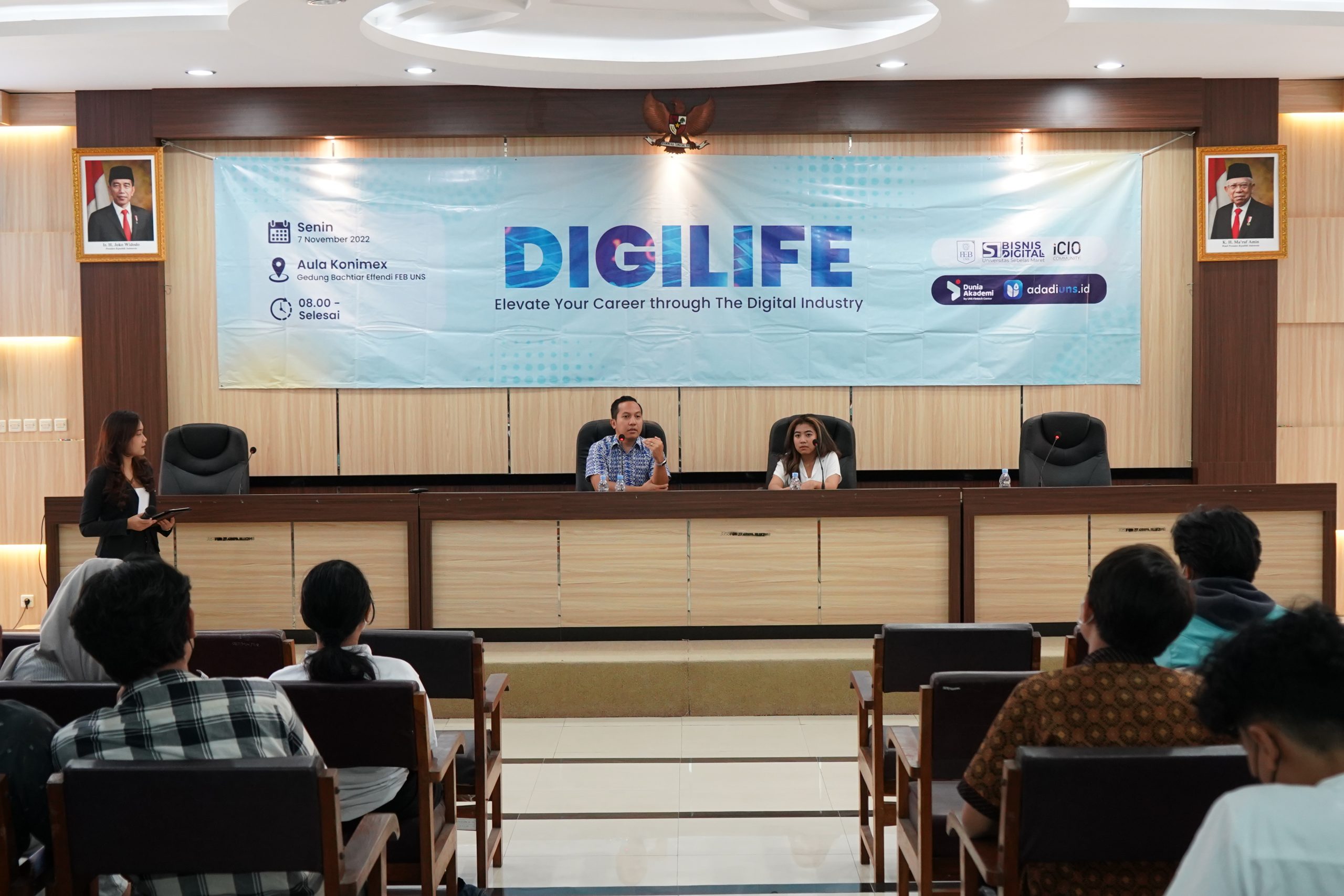 Mahasiswa Prodi S1 Bisnis Digital Ikuti Digilife, Elevate Your Career Through the Digital Industry