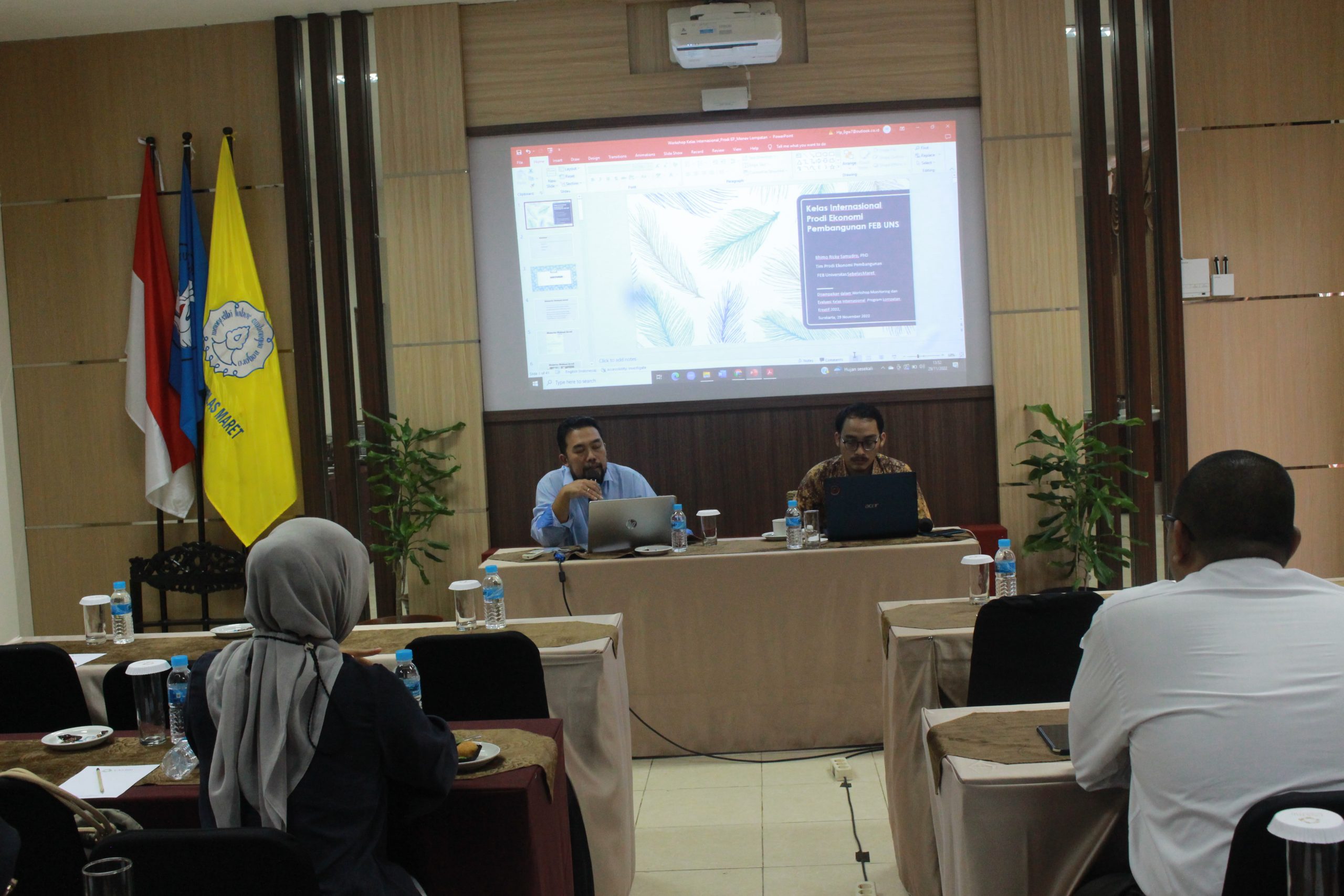 Prodi EP adakan Monitoring, Follow Up dan Evaluasi Penyelenggaraan Kelas Internasional