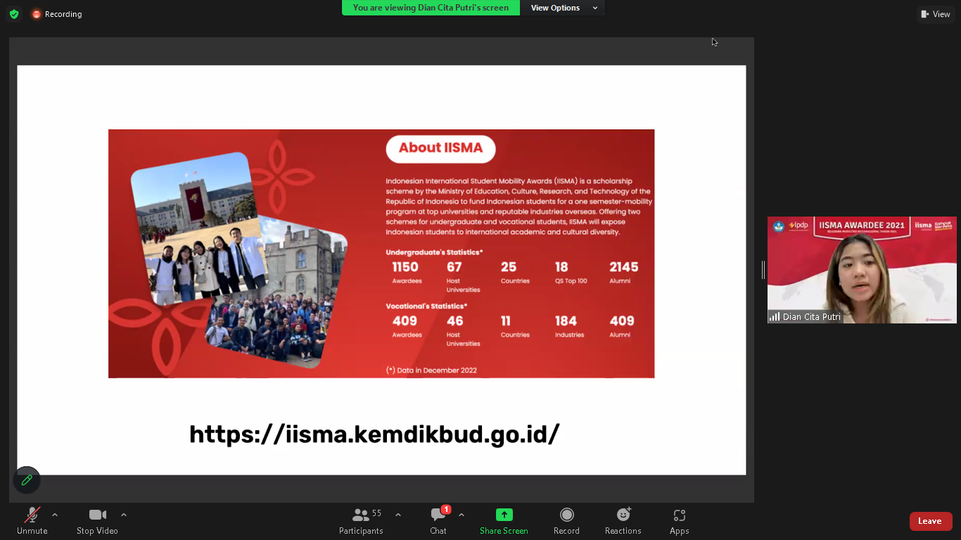 FEB UNS Dorong Mahasiswa Ikuti IISMA
