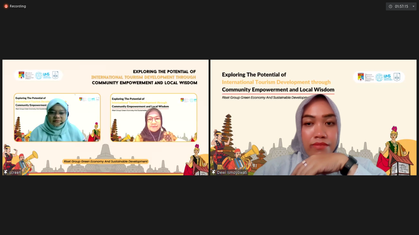 Riset Group Green Economy dan Sustainable Development  FEB Hadirkan Tiga Narasumber di Webinar Internasional