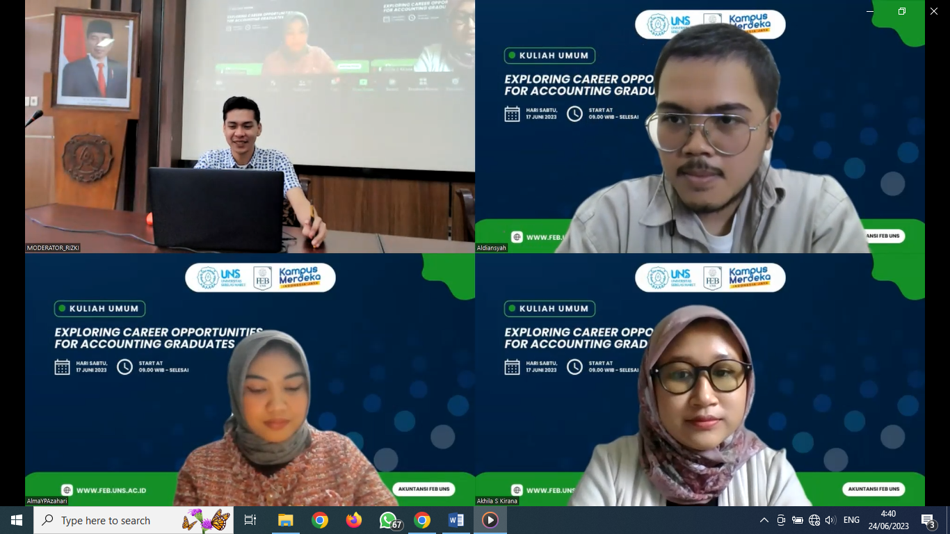 Prodi S1 Akuntansi Hadirkan Tiga Alumni, Berbagi Pengalaman Sukses