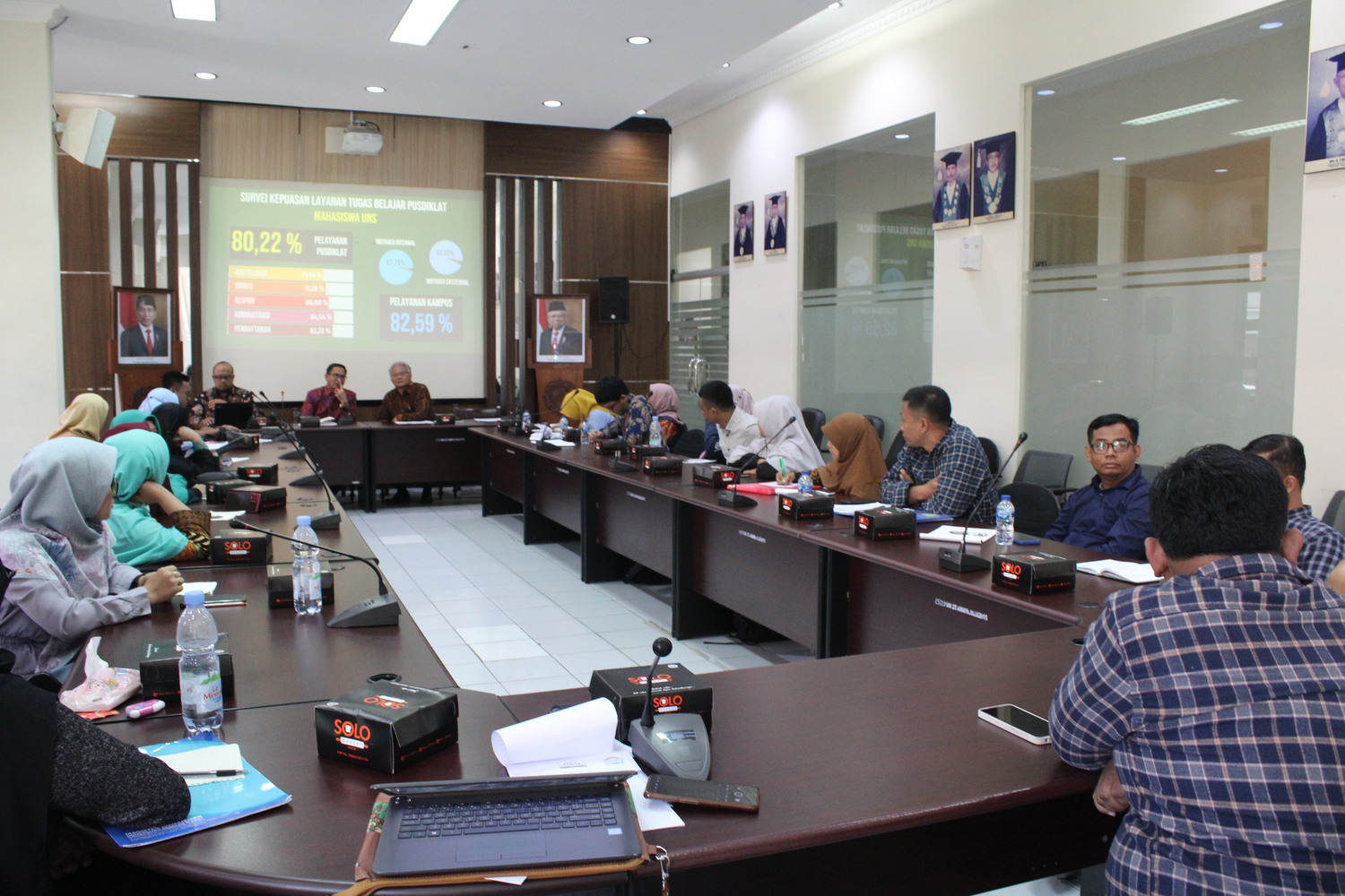Kunjungi FEB UNS, Kepala BPS Lakukan Monitoring dan Evaluasi Tugas Belajar Mahasiswa APBN BPS Program Studi Magister Manajemen FEB UNS