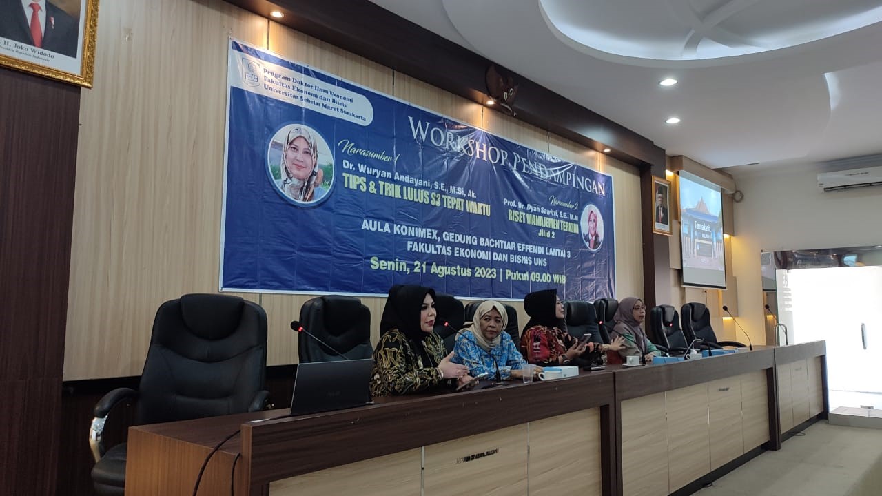 Workshop Tips dan Trik Lulus S3 Tepat Waktu, PDIE Hadirkan Dua Narasumber