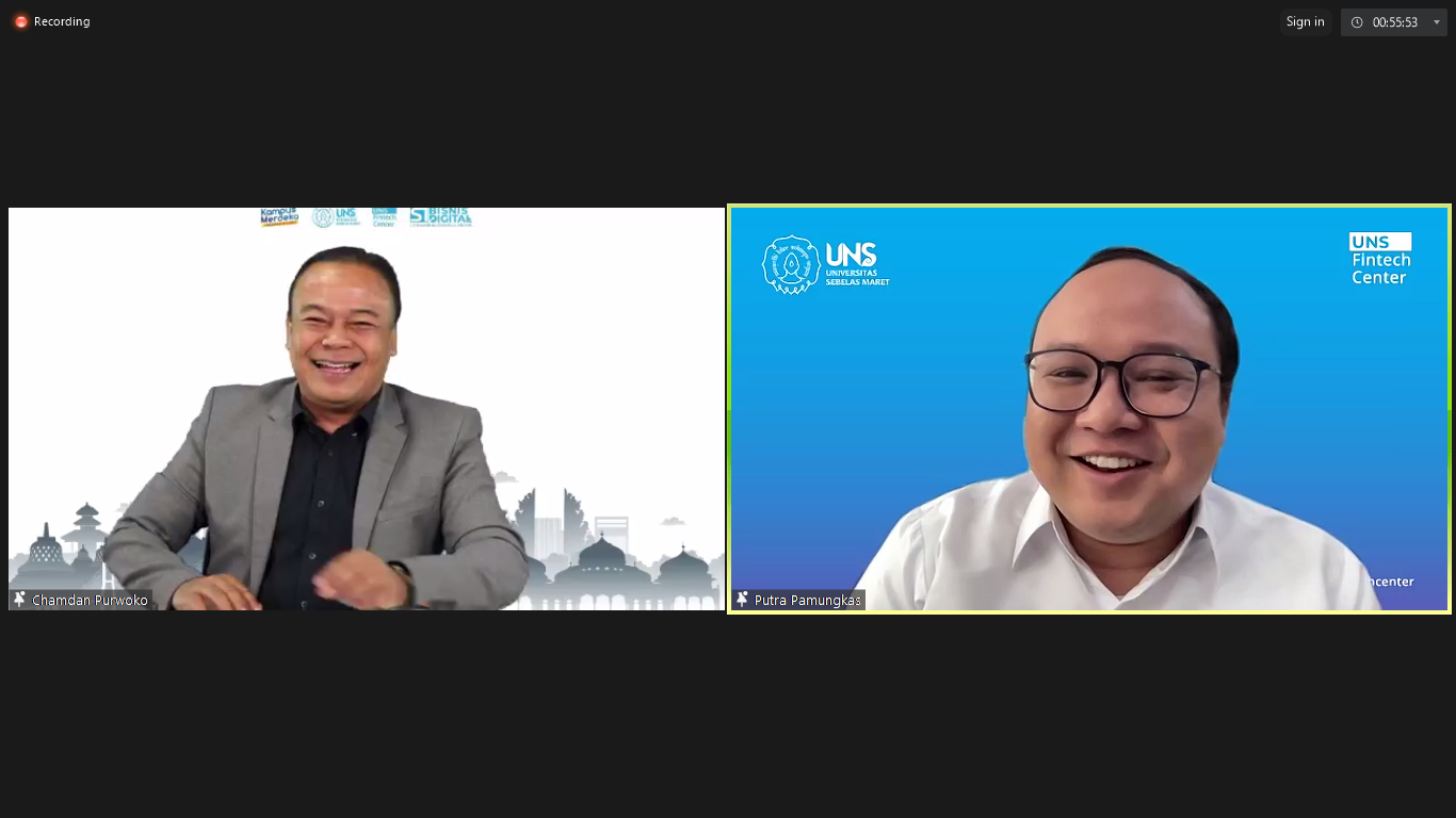 Program Studi S1 Bisnis Digital FEB UNS Bahas Disrupsi di Era Digital dalam Webinar Social Commerce, a New Disruption in Digital Era?