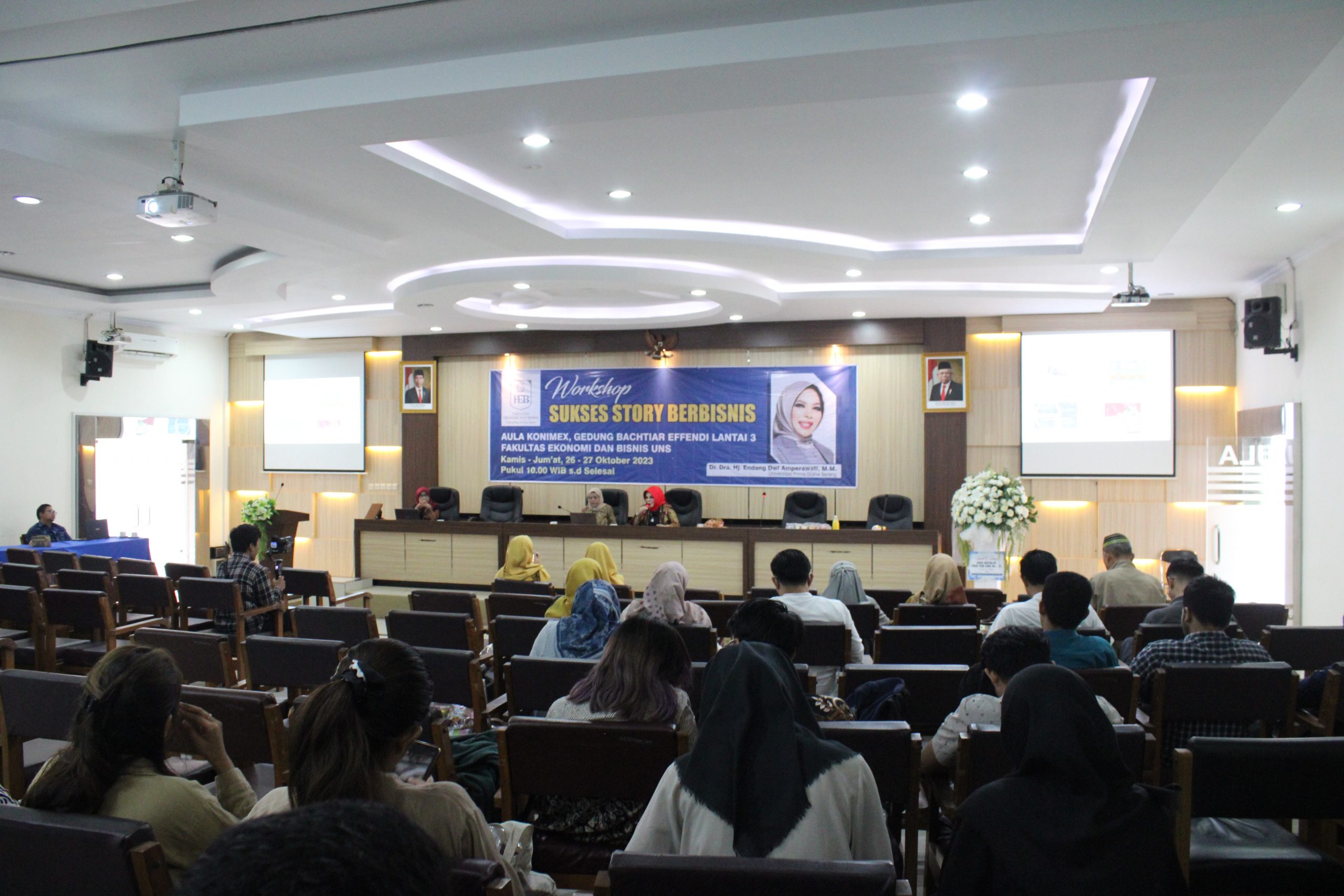 Di Ulang Tahun ke-15, PDIE FEB Gelar Workshop Sukses Story Berbisnis
