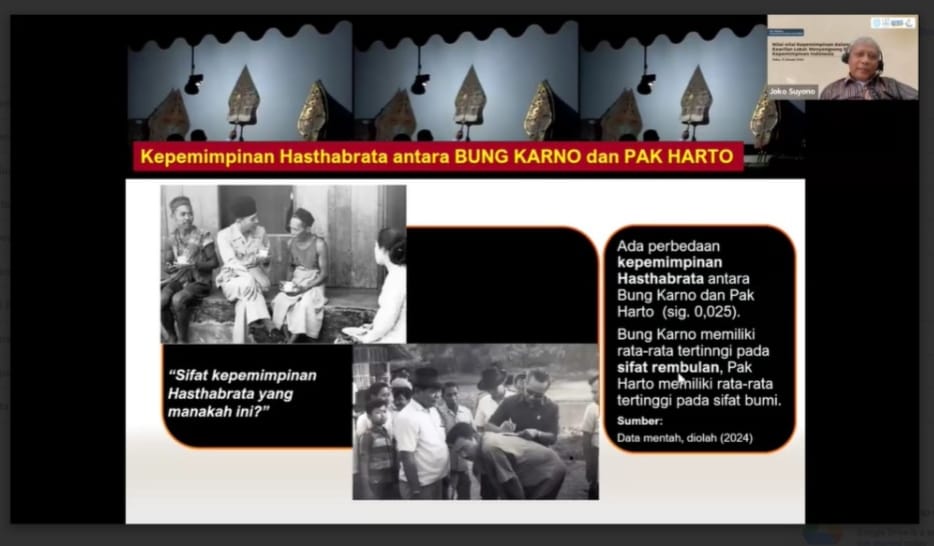 Webinar Grup Riset Kearifan Lokal Bahas Nilai-Nilai Kepemimpinan