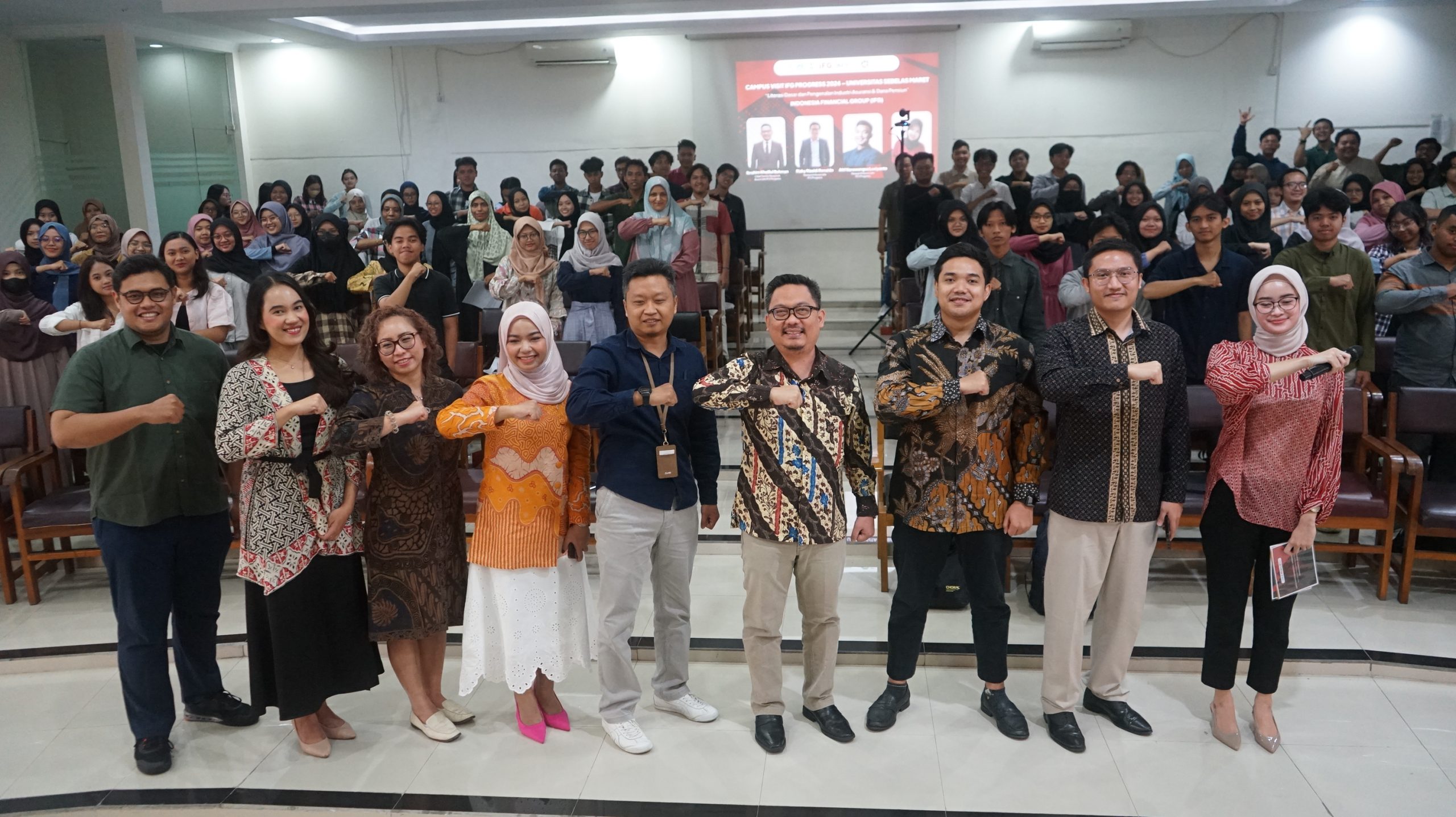 Mahasiswa Ikuti Seminar Campus Visit IFG 2024: Literasi Asuransi dan Dana Pensiun