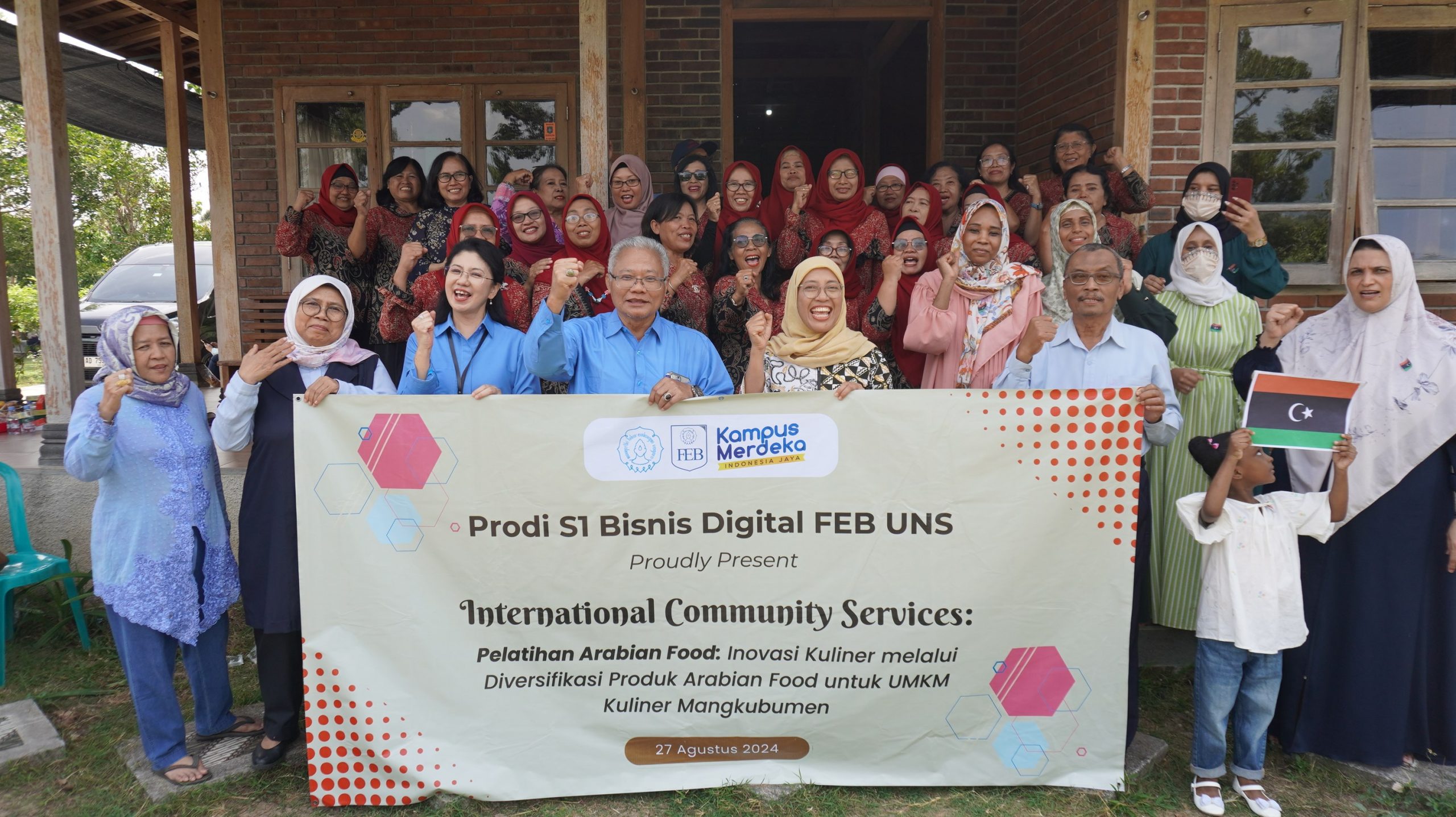 Pengabdian Masyarakat Internasional Program Studi S-1 Bisnis Digital, Hadirkan Inovasi Kuliner Libya