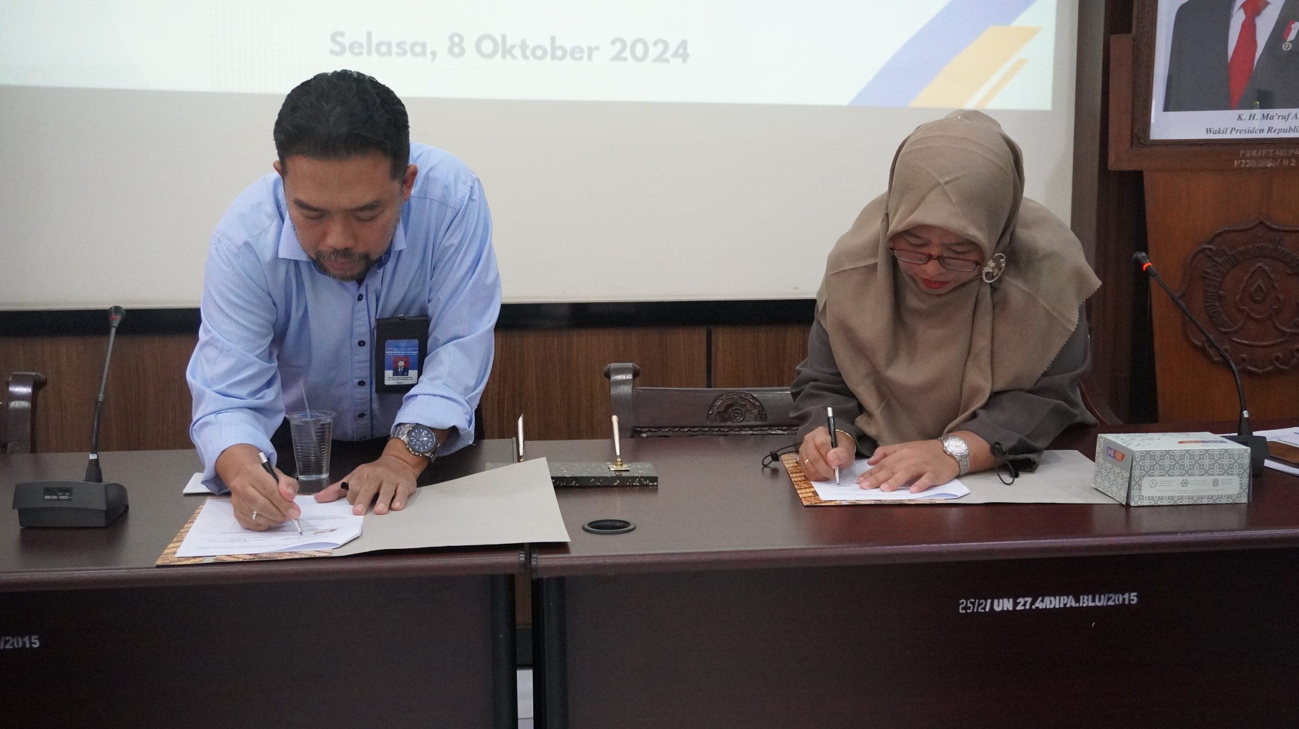 FEB UNS dan FEBM UMRAH Tandatangani Perjanjian Kerja Sama