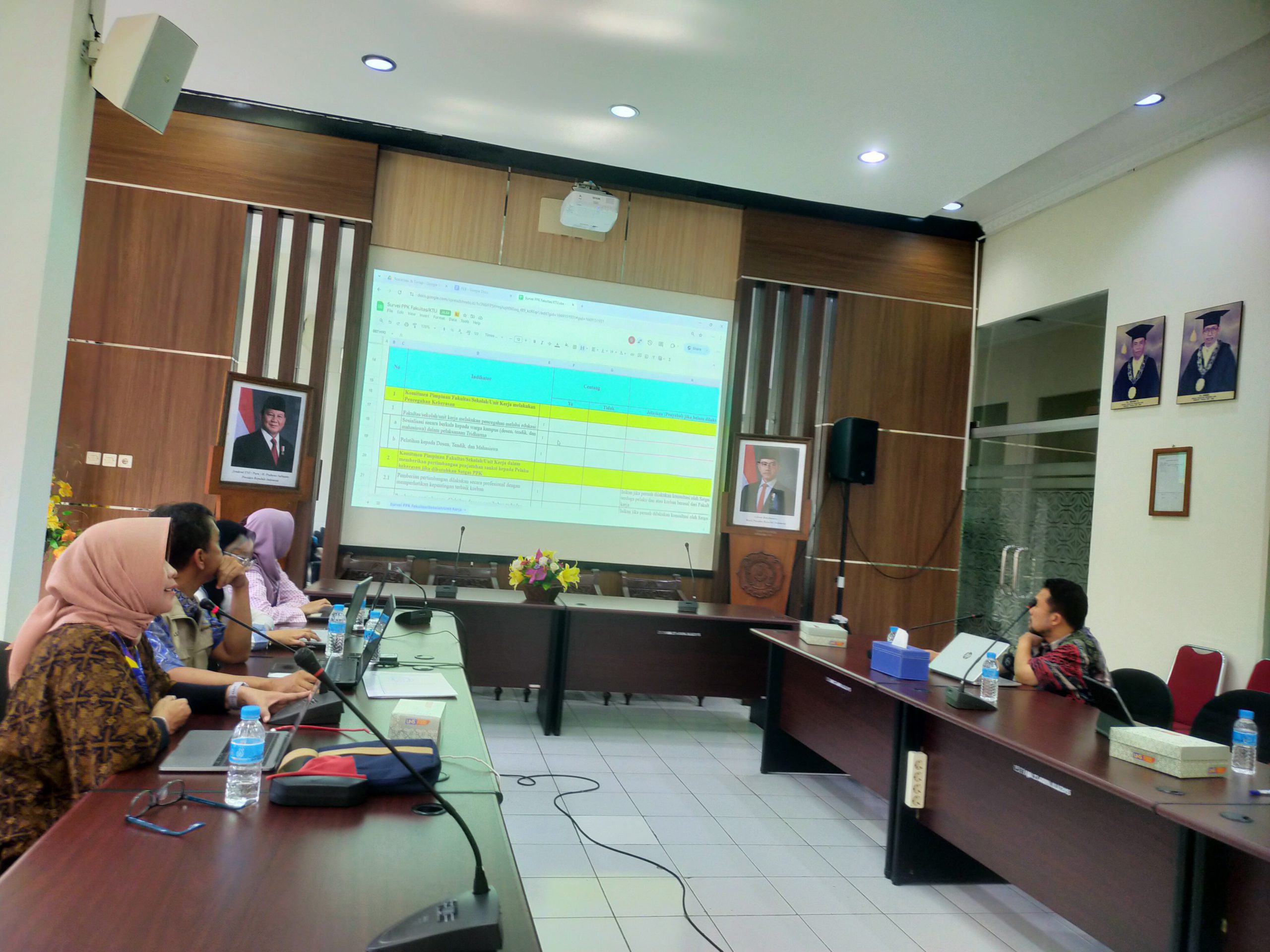 Satgas PPK UNS Kunjungi FEB, Sosialisasikan Peraturan Rektor Nomor 7 Tahun 2025