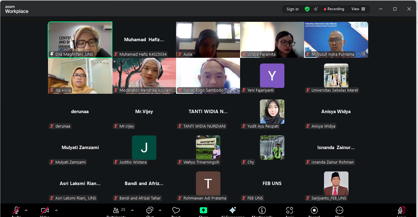 Tingkatkan Publikasi Internasional, P4M FEB UNS Adakan Webinar dan Pendampingan